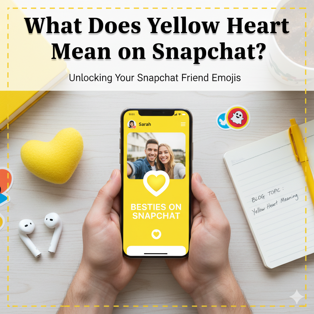 What Does the Yellow Heart Mean on Snapchat