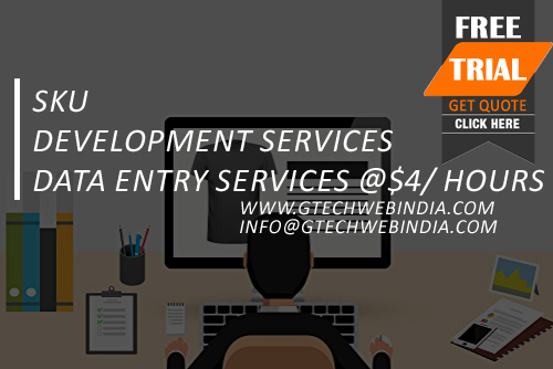 SKU Development Services DATA Entry Services
