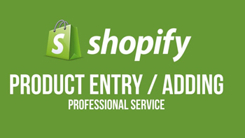 shopify product entry professional service