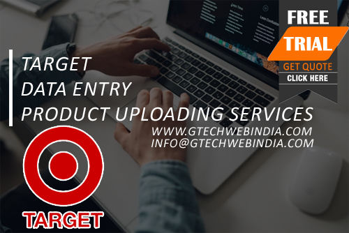 Target DATA Entry Product Uploading Services