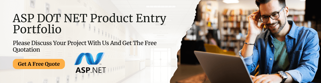 Asp Dot Net Product Entry Services Portfolio